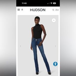 Hudson Jeans Blue Boot Cut Denim Classic